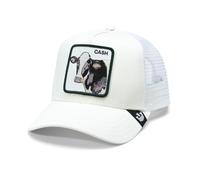 Goorin Bros The Cash Cow Vaca Blanco Gorra de Camionero Ajustable
