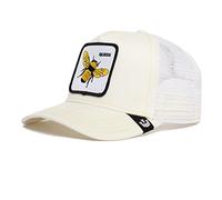 Goorin Bros. The Farm - Gorra ajustable unisex de malla (Queen Bee), blanco, talla única, talla única