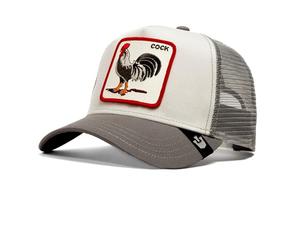 Goorin Bros. The Farm - Gorra ajustable unisex original, gris claro (The Cock), talla única, talla única