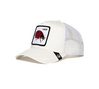 Goorin Bros. The Farm Gorra de camionero de malla ajustable a presión, color marfil (Lady Bug), talla única