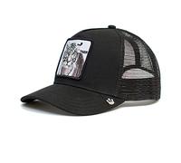 Goorin Bros. Gorra camionero unisex The Farm – malla ajustable, negro (tigre blanco), talla única