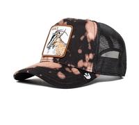 Goorin Bros. The Farm - Gorra de malla, lavado con ácido, diseño de cabra con ácido, talla única, talla única