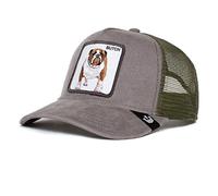 Goorin Bros The Farm - Gorra Trucker unisex de pana ajustable, color blanco (Wulbul), talla única, talla única