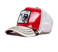 Goorin Bros. The Farm - Gorra unisex de cuero sintético de alto brillo, ajustable a presión, Talla única