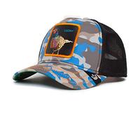 Goorin Bros. The Farm Kablamo Camo Collection - Gorra unisex ajustable para camionero, color azul (Luck Stays Down), talla única, talla única