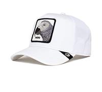 Goorin Bros The Farm Premium Platinum Word Gorra tipo trucker unisex, color blanco, talla única, talla única