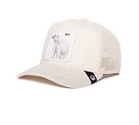 Goorin Bros. The Farm Snug Lyfe - Gorra de camionero ajustable, Blanco (Norte y Sur), talla única