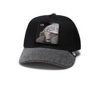 Goorin Bros The OG Tortoise Tortuga Patera Diseño Vaquero Negro Gorra de Camionero Ajustable