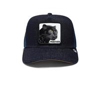 Goorin Bros The Panther Pantera Diseño Vaquero Azul Oscuro Gorra de Camionero Ajustable