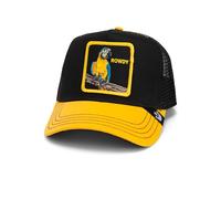 Goorin Bros The Rowdy Bird Loro Negro Amarillo Gorra de Camionero Ajustable