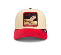 Goorin Bros The Venom Snake Gorra Trucker A-Frame Beige Roja
