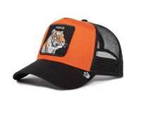 Goorin Bros Tiger Fan The Fierce Tiger Tigre Naranja Negro Gorra de Camionero Ajustable