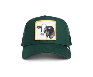 Goorin Bros. Trucker Cash Cow Guard - Gorra (talla única), color verde oscuro