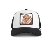 Goorin Bros. Trucker King Dust Void - Gorra de camionero, color blanco y negro, talla: talla única