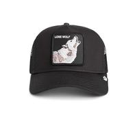 Goorin Bros. Trucker Lone Wolf Void Black - Gorra (talla única), color negro