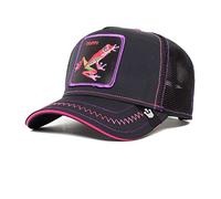 Goorin Brothers The Farm Core - Gorra de béisbol Unisex de Malla Ajustable para Hombre, Negro (Triiipppy), Talla única