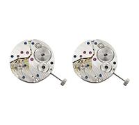 Goorvoucs 2 unidades ST3600 Movimiento ETA 6497 Movimiento 17 Joyas Modelo Modelo Pieza Ajuste para Reloj de Hombre Movimiento Mecánico de Cuerda Manual, plata