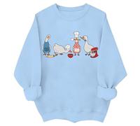 Goose Baking - Sudadera divertida para mujer, diseño de ganso con texto en inglés "Let's Get A Baked", Azul (carolina blue), M