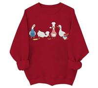 Goose Baking - Sudadera divertida para mujer, diseño de ganso con texto en inglés "Let's Get A Baked", Burdeos, S