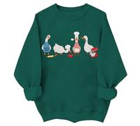 Goose Baking - Sudadera divertida para mujer, diseño de ganso con texto en inglés "Let's Get A Baked", verde, S