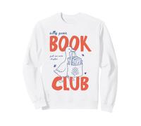 Goose Book Club Reader Book Lover Silly Bookworm Bookish Sudadera