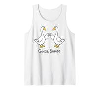 Goose Bumps Funny Silly Goose Meme Camiseta sin Mangas