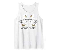 Goose Bumps Funny Silly Goose Meme Camiseta sin Mangas