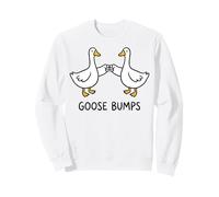 Goose Bumps Funny Silly Goose Meme Sudadera