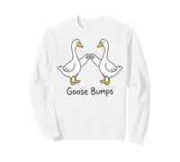 Goose Bumps Funny Silly Goose Meme Sudadera