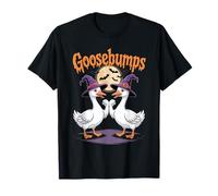 Goose Bumps Goosebumps - Divertidas Camisetas de Halloween con puño de Ganso Camiseta