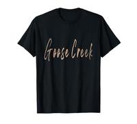 Goose Creek South Carolina Vintage diseño Elegante Camiseta