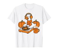 Goose DJ música Calabazas Disfraz de Acción de Gracias Camiseta