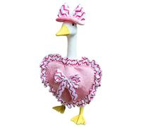 Goose Dress Costume - Heart Themed Outfit, Festive Clothing Accessory, Premium Holiday Apparel, Lightweight Decorative Material, Charming Figurine Outfit | Valentines Day Lawn Porch Table Outdoor Home