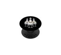 Goose Duck Rap Old School Retro Streetwear de los 80, 90 y 3 PopSockets PopGrip Adhesivo