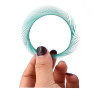 Goose Feathers Fly Tying Materials Tools Goose Wing Biots Marabou Feathers Stonefly Nymph Tails Quills Wings Tail Spheasant Tai Nymph Fly Tying Wrap Lure Fishing (Green,50pcs)