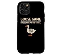 Goose Game No Looking At The Goose Humor juguetón Divertido Carcasa para iPhone 11 Pro