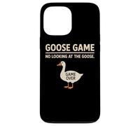 Goose Game No Looking At The Goose Humor juguetón Divertido Carcasa para iPhone 13 Pro Max