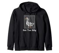 Goose Got Too Silly Jail Divertido Prisionero Animal Hombres Mujeres Niño Sudadera con Capucha