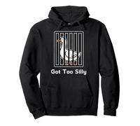 Goose Got Too Silly Jail Divertido Prisionero Animal Hombres Mujeres Niño Sudadera con Capucha