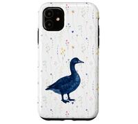 Goose Lover Vintage Blue Cottagecore Nature Bird Watching Carcasa para iPhone 11