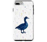 Goose Lover Vintage Blue Cottagecore Nature Bird Watching Carcasa para iPhone 7 Plus/8 Plus