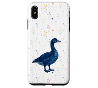 Goose Lover Vintage Blue Cottagecore Nature Bird Watching Carcasa para iPhone XS MAX