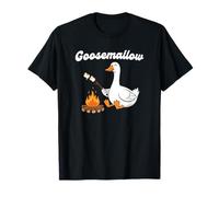 Goose Marshmallow Camping Humor Pun Camiseta