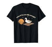 Goose What If Im Not Silly Funny Meme Diseño Retro Camiseta