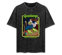 Goosebumps Beware of Monsters Vintage Washed tee Unisex Short Sleeve Size XL