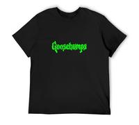 Goosebumps Green Slime - Camiseta para hombre, diseño con impresión gráfica, color negro, Negro , S