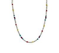 GOOTHDY Collar de cuentas en moderno con texturas mixtas Ideal para entusiastas de la joyería portátil e ideas de regalos Collar de cuentas apilable