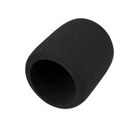 GOOTHDY Cubierta de micrófono Plosive Compatible con ATR2500, Parabrisas de Espuma Negra para transmisión, podcasts, reuniones en línea, enseñanza Cubierta Deslizante de Espuma Negra Que apoya la
