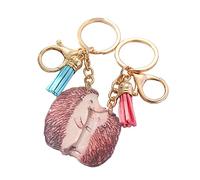 GOOTHDY Llaveros con colgante de erizo acrílico, joyería para parejas, A