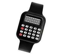 GOOTHDY Práctico Reloj Digital con calculadora integrada Diseño Compacto y cómodo para Uso Diario y cálculos rápidos Reloj Digital Unisex